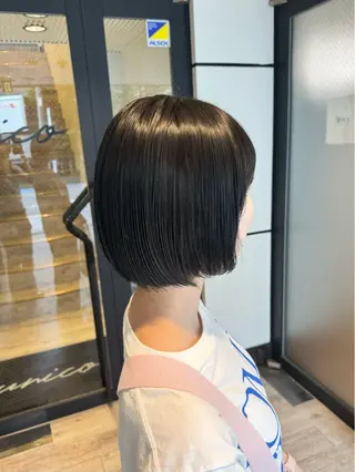 ミディアム カラー 内沼 恵留菜のヘアスタイル