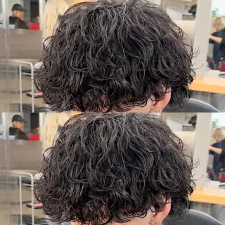 パーマ メンズ 🔥メンズカット＋ パーマの達人🔥のヘアスタイル