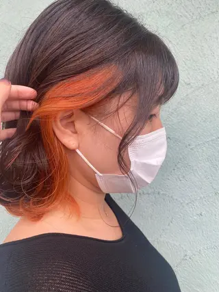 ミディアム カラー ☔️サロンモデル募集 ☔️セイラ☔️のヘアスタイル