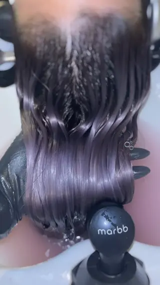 セミロング カラー 竹原 沙希のヘアスタイル