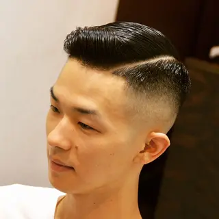 ショート 床屋のタナカ所属・上村 剛志のヘアスタイル