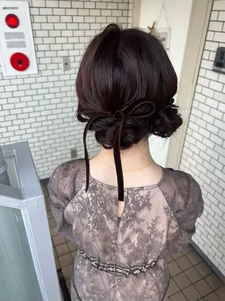 ヘアアレンジ 大人可愛いヘアメイク 💋🧚‍♀️しずかのヘアスタイル