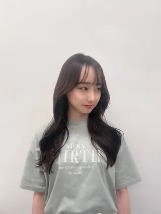 ロング カラー パーマ ヘアアレンジ メンズ キッズ 横浜美容室 RIKAのヘアスタイル