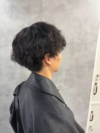 パーマ メンズ CYAN  京都駅前店所属・春名 典瑚のヘアスタイル