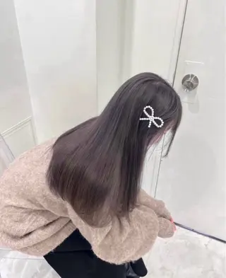 ロング miku/ラベンダー 透明感カラー🪻❤︎のヘアスタイル