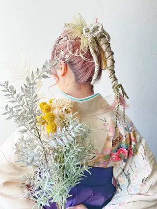 ヘアアレンジ 美髪カラー/縮毛矯正 /髪質改善/airiのヘアスタイル