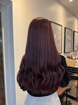 カラー La fith hair charme 渋谷店【ラフィス ヘアー シャルム】所属・🤎艶カラー/縮毛/ クルミ🤎のヘアスタイル