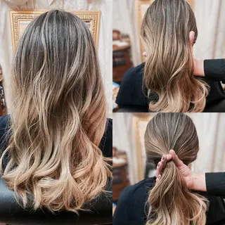 ロング カラー GOLD BLACK所属・究極の艶髪! 艶神!大矢祥央のヘアスタイル