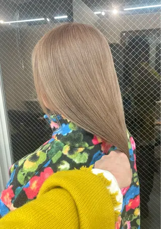 ロング カラー lani hair salon所属・SHOTO ハイトー ン/デザインカラーのヘアスタイル