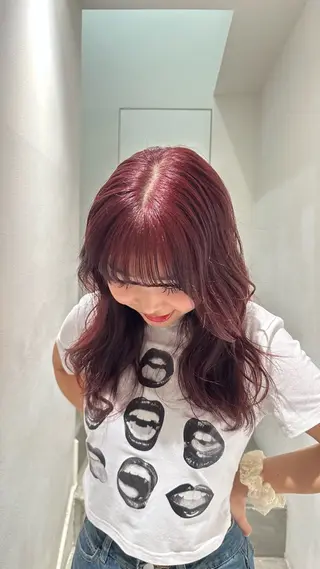 カラー shizuku / 🕊️透明感艶カラーのヘアスタイル