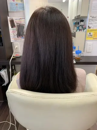 セミロング カラー 田光 美華のヘアスタイル