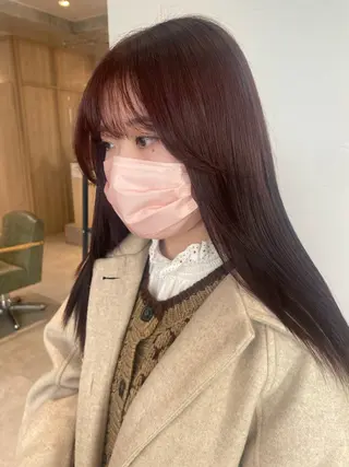 カラー AO所属・RISAKO 艶髪モテヘア🎀府中のヘアスタイル