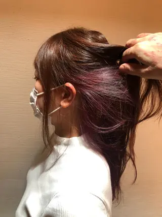 ミディアム カラー stylist YUTOのヘアスタイル