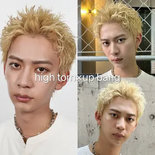 ショート カラー メンズ スパイキーショート メンズ特化/鈴木美璃のヘアスタイル