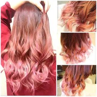 セミロング カラー ヘアアレンジ Shelltie Fiel (シェルティフィエル)所属・次世代シールエクステ 錦糸町 小泉 朋之のヘアスタイル