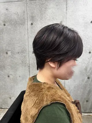 ショート The C 表参道所属・小顔ショートパーマ TheC西野瑛斗のヘアスタイル