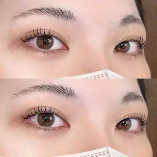 マツエク・マツパ 韓国ヘア🩷束感まつ げパーマ🎀リノアのヘアスタイル