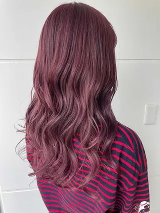 ロング カラー おくだ　りお /ハイトーンカラーのヘアスタイル