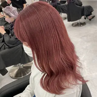 セミロング カラー 大人っぽ♡上品な暖色 ♡ブリーチなし♡のヘアスタイル