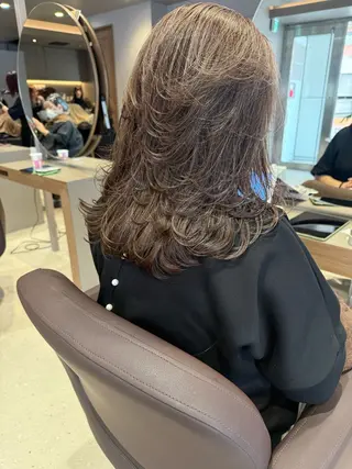 セミロング 🎀佐々木 想来🎀のヘアスタイル