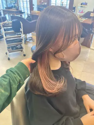 セミロング カットが上手い 💇‍♂🌸サク🌸のヘアスタイル