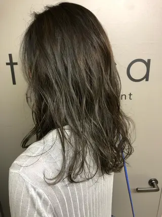 セミロング カラー 襟足特化型美容師 🌈ATSUSHIのヘアスタイル