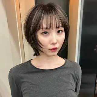 ミディアム カラー ハイトーンカラー/ さらさのヘアスタイル