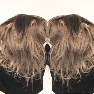 セミロング カラー Hair make VERDA所属・宮下 耕平のヘアスタイル