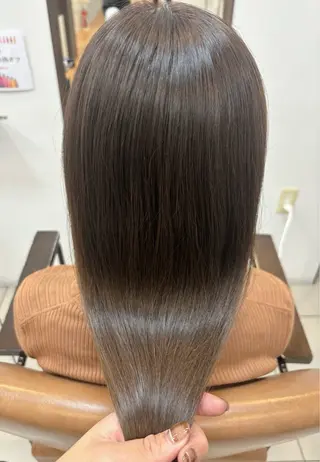 ミディアム カラー 頭皮×髪質改善 透明感カラー💎中村のヘアスタイル