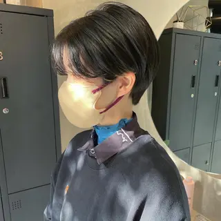 ショート カラー ヤマモト マイのヘアスタイル