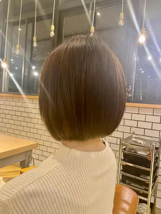 ショート カラー ヘアアレンジ ✨髪質改善/透明感✨ 西野　陽のヘアスタイル