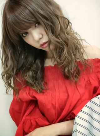 ロング 堀内 翔のヘアスタイル