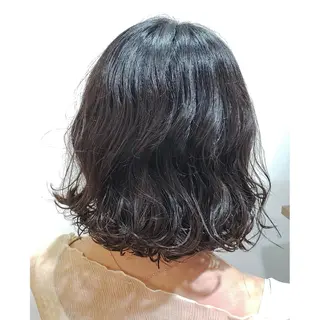 ミディアム パーマ ヘアアレンジ 髪質改善サロン🍃 AIRI のヘアスタイル