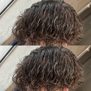 パーマ メンズ メンズ専門 鈴木俊輔のヘアスタイル