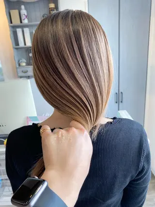 ミディアム 粕川 達哉のヘアスタイル