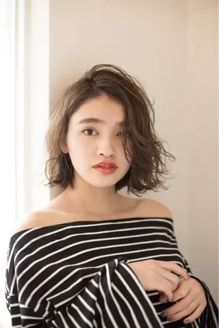 ミディアム カラー パーマ 🤍美髪改善職人🤍 高橋　臣介 店長のヘアスタイル