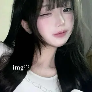 ロング カラー ヘアアレンジ 🫧透明感ラベンダー 似合わせ🫧あい🫧のヘアスタイル