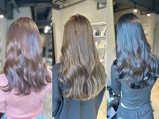 ロング カラー KURO/韓国ヘア /レイヤーカットのヘアスタイル