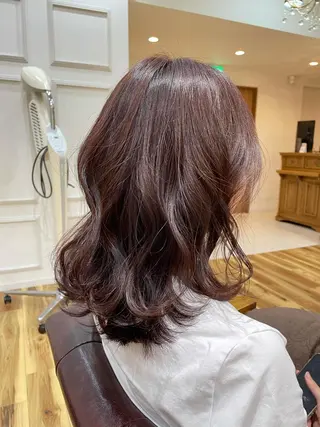 ミディアム YASUHIRO グレージュ/メンズのヘアスタイル