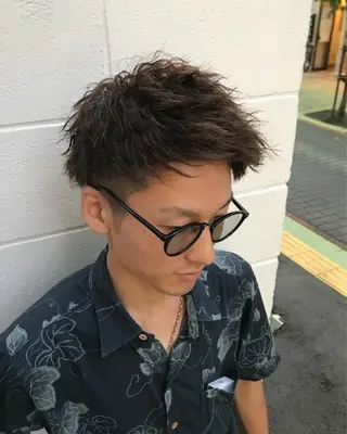 ショート パーマ メンズ メンズ特化 TAKUYAのヘアスタイル