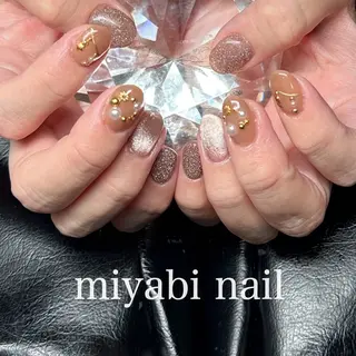 ネイル miyabi nail 桂川駅近くのネイルデザイン