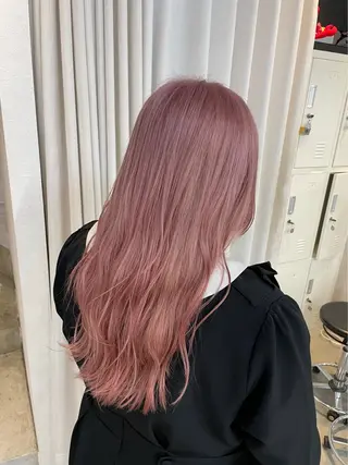 ロング カラー 安井まゆ _Box mico.のヘアスタイル