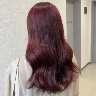 セミロング 🎀🫧透明感 ピンクラベンダー💟のヘアスタイル