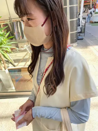 セミロング chic 有山 美瑠のヘアスタイル