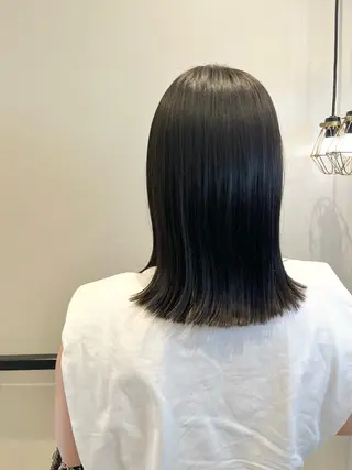 ミディアム カラー stylist/ボブ ことの/韓国レイヤーのヘアスタイル