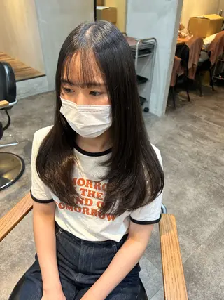 ロング 東 希良里のヘアスタイル