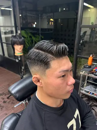 ショート メンズ 林 蓮斗のヘアスタイル