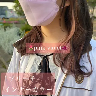 ミディアム カラー 酸性縮毛矯正/ ホッタケイシのヘアスタイル