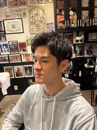 ショート パーマ メンズ CribHoodbarbershop所属・白井 昇太のヘアスタイル