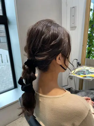 ヘアアレンジ ヒロミ/アレンジ/ アンニュイ/透け感のヘアスタイル